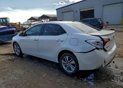 2014 Toyota Corolla Eco z USA, uszkodzony, nr VIN 5YFBPRHE4EP036554